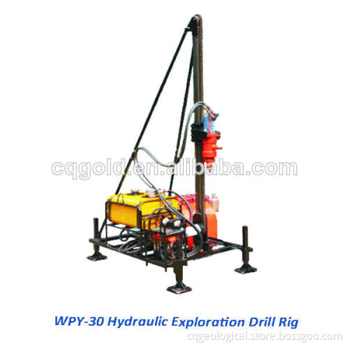drilling rig WPY-30 Hydraulic Exploration Drill RigFor Mountainous Area